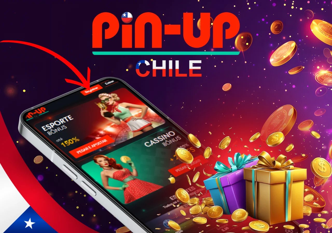 Formulario de inscripción de Pin-Up Casino para jugadores chilenos